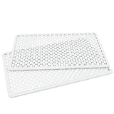 White 34" X 22" mat