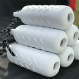 3" white bumpers