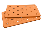 Orange kennel mats