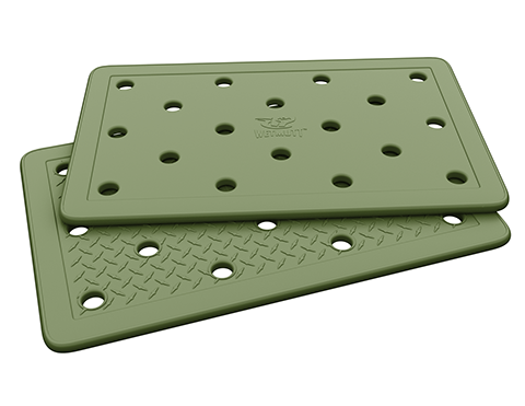 Olive green kennel mats