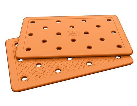 Orange kennel mats